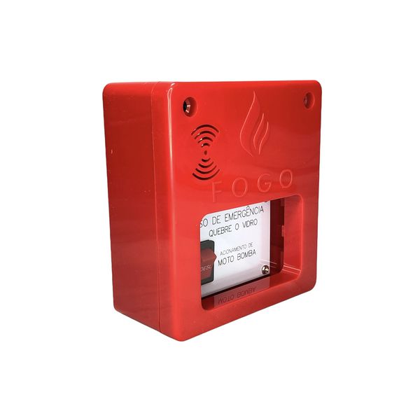 Acionador De Bomba Incendio Segurimax Botão Liga/Desliga