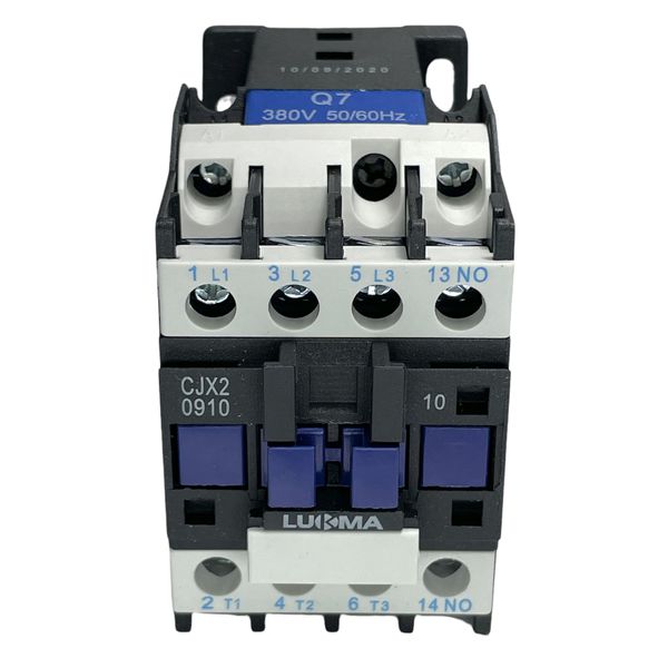 Contator Tripolar Lukma 9A 380Vca 1NA CJX20910 50/60Hz