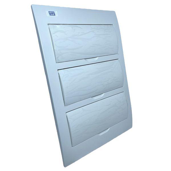 Quadro De Distribuição De Embutir Weg 36 Disjuntores Branco