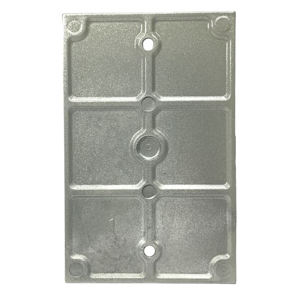 Tampa Unha Cega 4x2 Cromada P/ Cx. Tomada Piso Tramontina