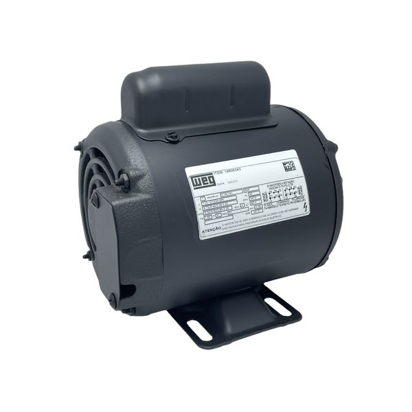 Motor Elétrico Monofásico Weg 1/4CV 2 Polos 3600RPM 127/220V Carcaça B48