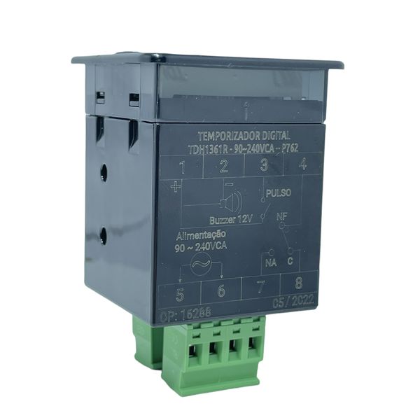 Temporizador Digital Tholz 90-240V 48x48mm TDH1361R