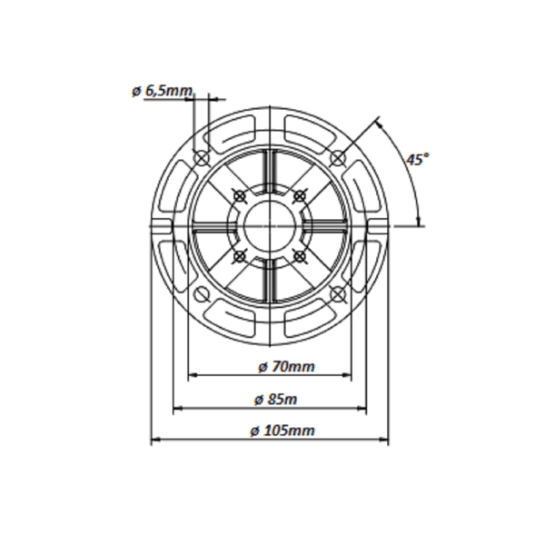 Motorredutor 0,5CV Eixo Vazado Redução 1:40 Weg Geremia GSA51