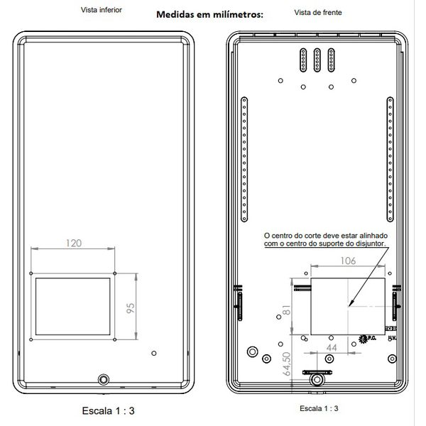 Caixa De Luz Padrão Monofásica/Bifásica/Trifásica-Plastimax