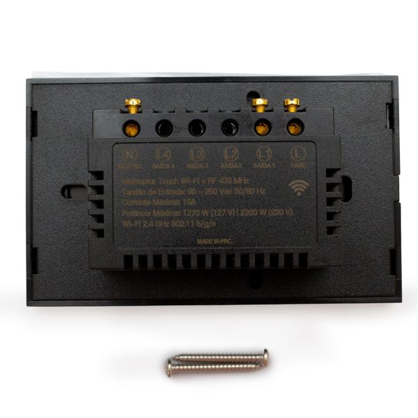 Interruptor Inteligente Touch Wi-Fi 1 botão Led Bivolt Weg