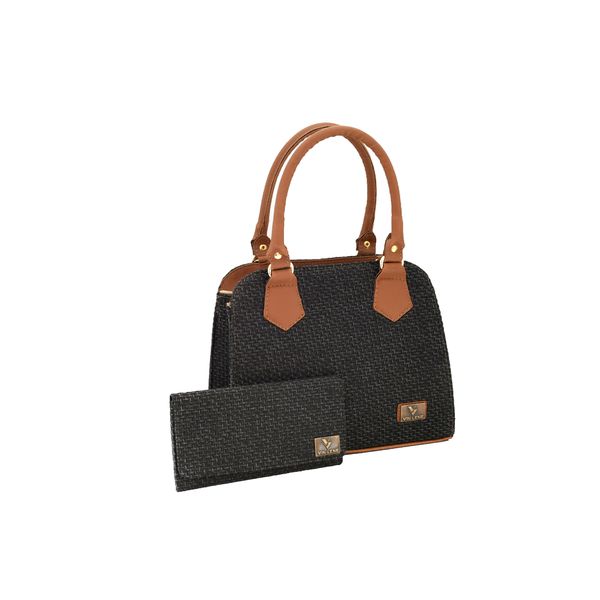 KIT BOLSA FEMININA TRANSVERSAL ESTILO PASTA +UMA CARTEIRA-VINLENE