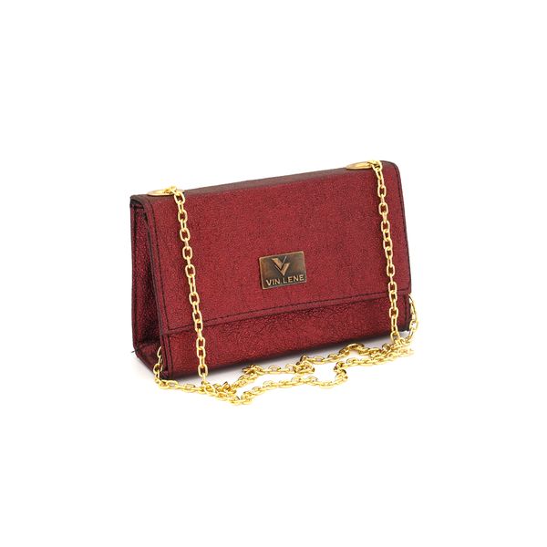BOLSA PEQUENA ESTILO BALADA BORDO-VINLENE