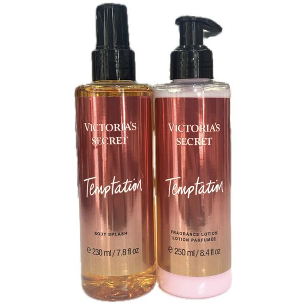 Kit Body Lotion + Body Splash Victoria's Secret Temptation 230ml 