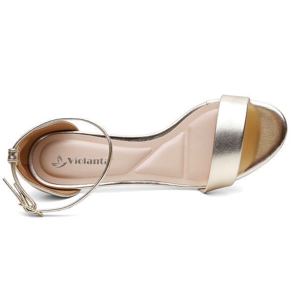 Sandália Violanta Gisele Dourada