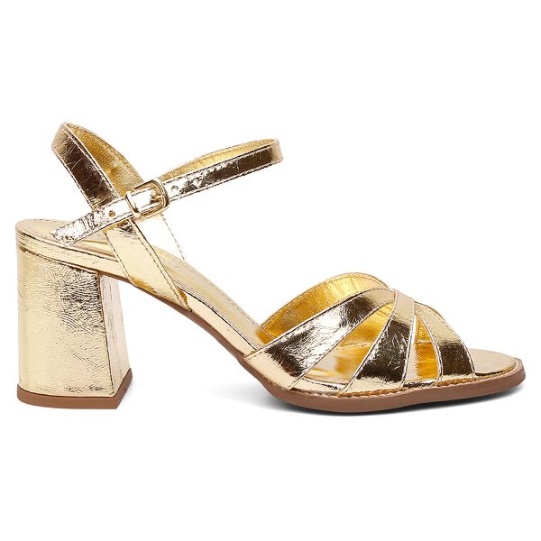Sandália Violanta Clara Ouro