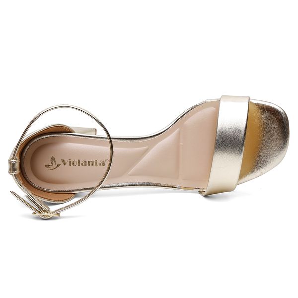 Sandália Violanta Gisa Ouro