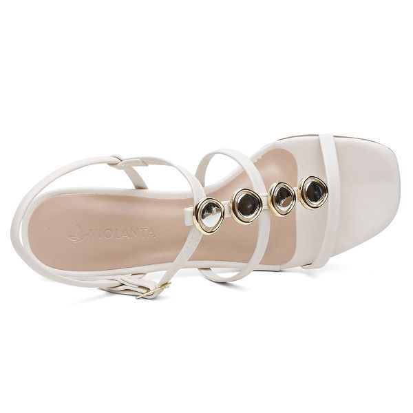 Sandália Violanta Lara Off White