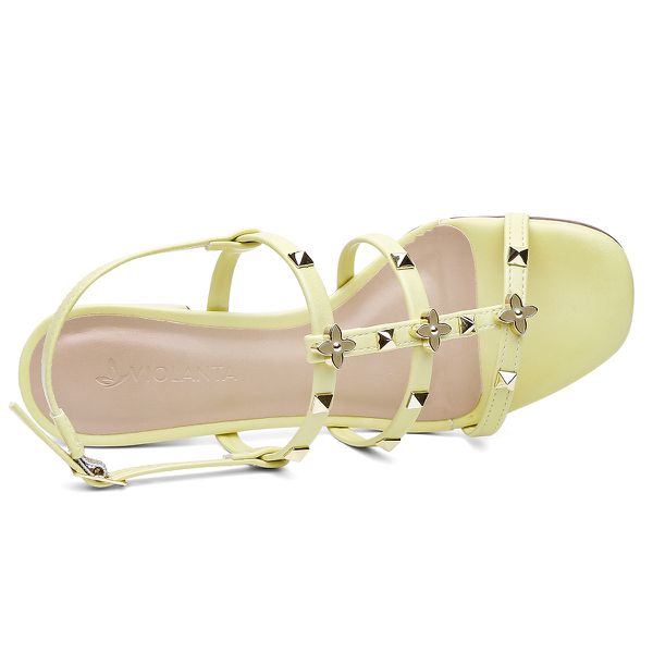 Sandália Violanta Ariel Erva Doce