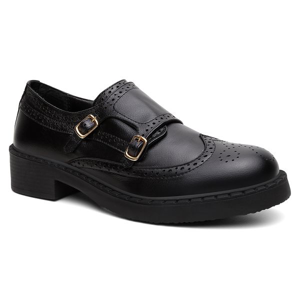 Monk Strap Violanta Susi Preto