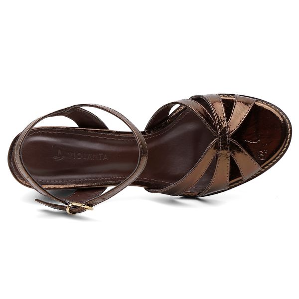 Sandália Violanta Clara Café