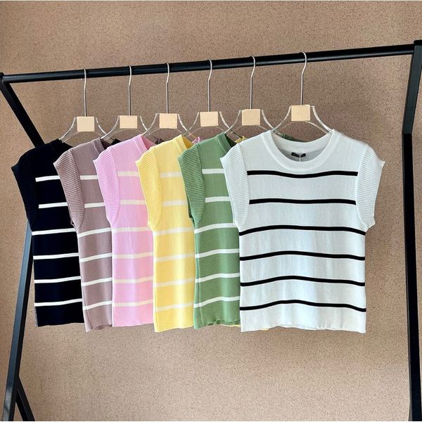 Blusa Vitoria Listrada Malha Gelada