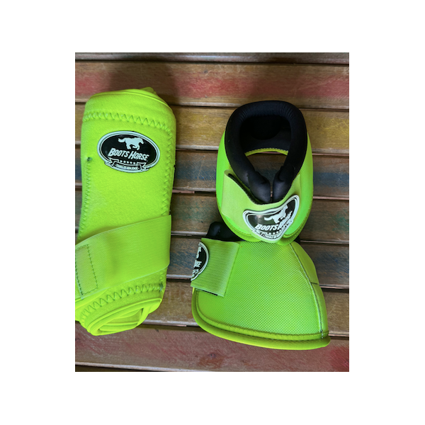 Kit Cloche e Caneleira Fluorescente Boots Horse