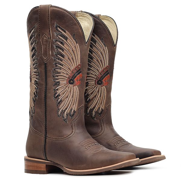 Bota Feminina - Dallas Brown - Nevada - Vimar Boots - 13160-A-VR