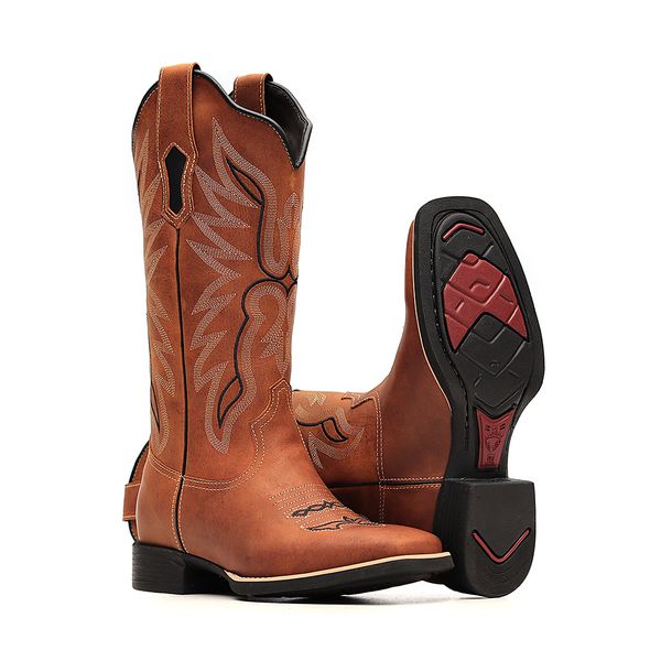 Bota Feminina - Dallas Bambu | Preto - VTS - Bulls Horse - 53015-B-BU