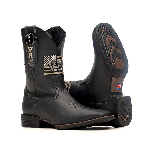 Bota Masculina c/ Canivete Incluso - Fóssil Preto - Texas B - Vimar Boots - 54002-A-VR