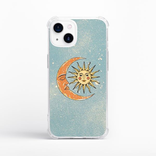 Capinha Minimalista para Celular Sun And Moon Estelar