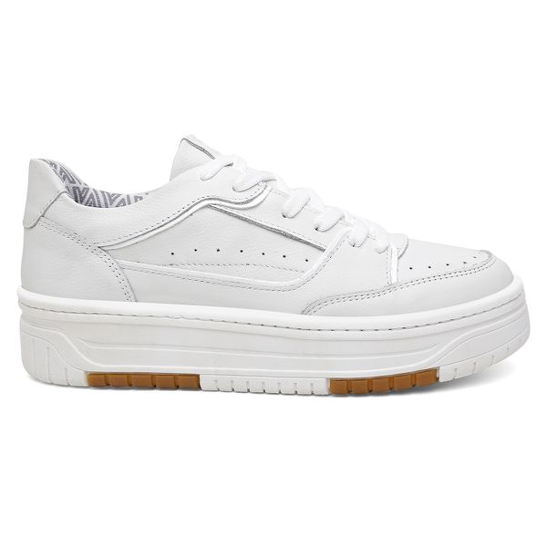 Tênis Feminino Vittal Aura Gelo Solado Flatform Confort