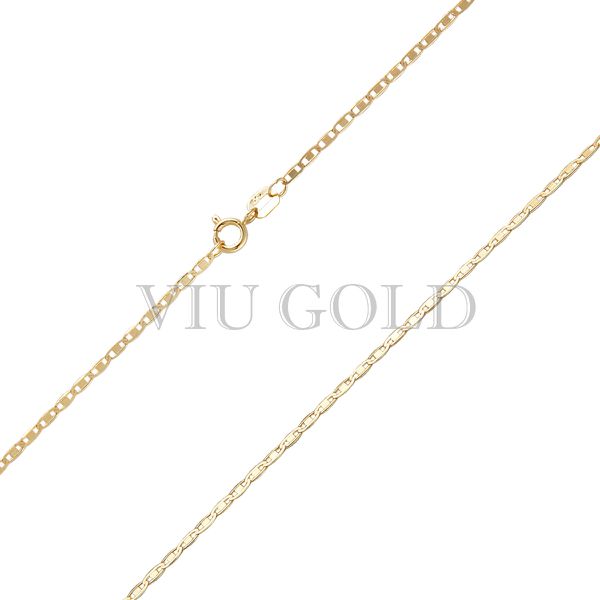 Corrente Piastrine de 45cm em ouro 18k amarelo