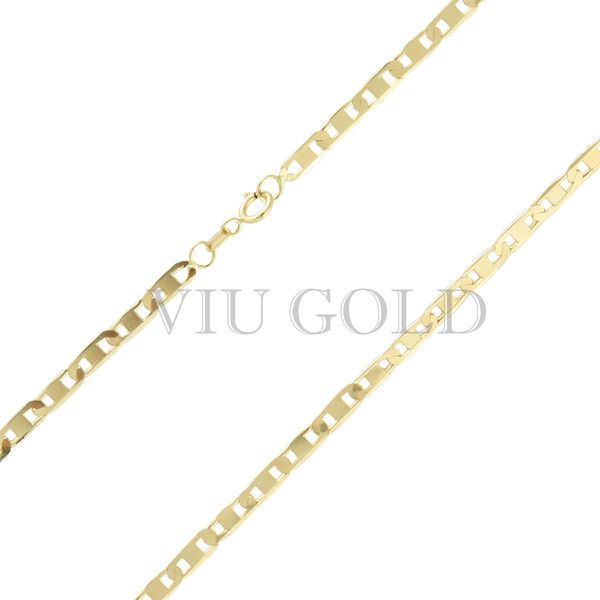 Corrente Piastrine de 60cm em ouro 18k amarelo