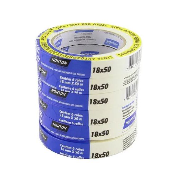 FITA CREP 18MM X 50M SANFONA USO GERAL NORTON