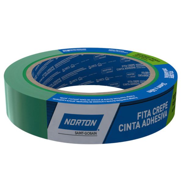 FITA CREPE 18MM X 40M VERDE AUTOMOTIVA PREMIUM NORTON