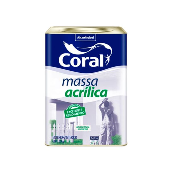 Massa Acrílica 25KG - Coral