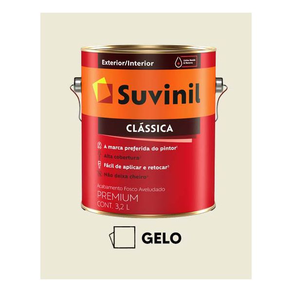 Tinta Clássica Suvinil - Gelo