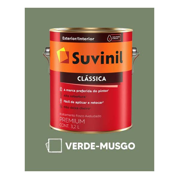 Tinta Clássica Suvinil - Verde-musgo