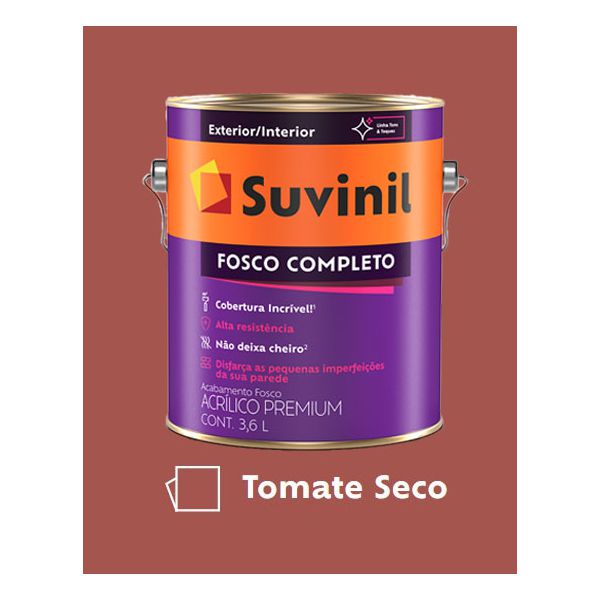 Tinta Fosco Completo Suvinil - Tomate Seco