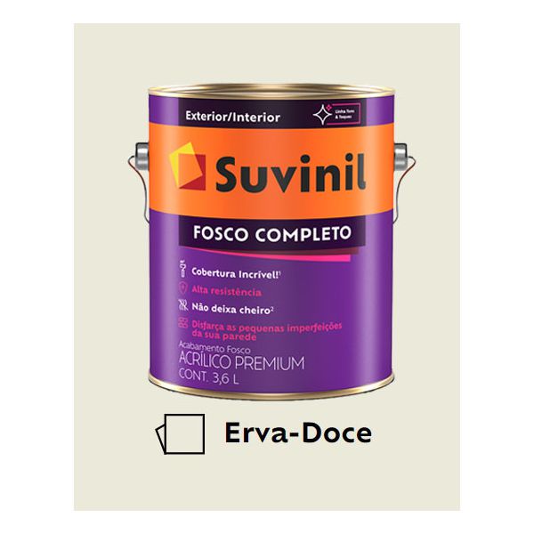 Tinta Fosco Completo Suvinil - Erva-doce