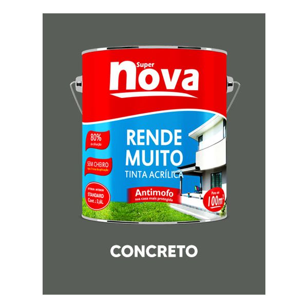 Tinta Rende Muito Super Nova – Concreto