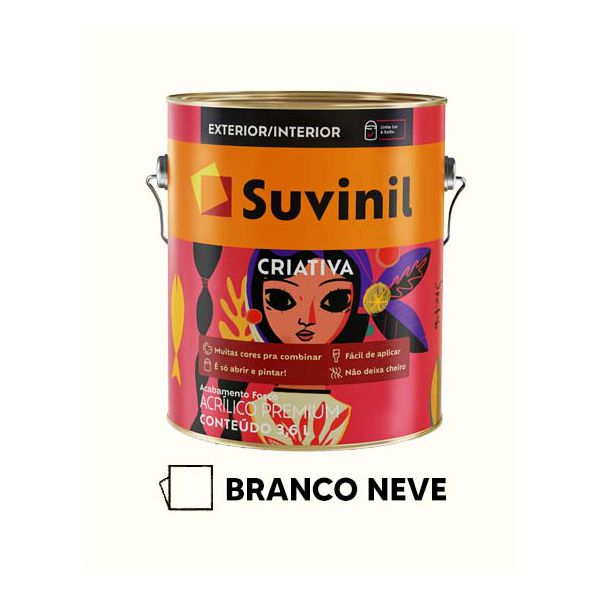 TINTA CRIATIVA SUVINIL - BRANCO NEVE 