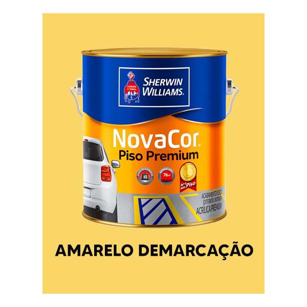 Tinta Piso Novacor - Amarelo Demarcação