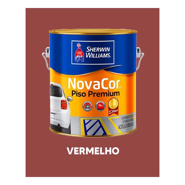 Tinta Piso Novacor - Vermelho