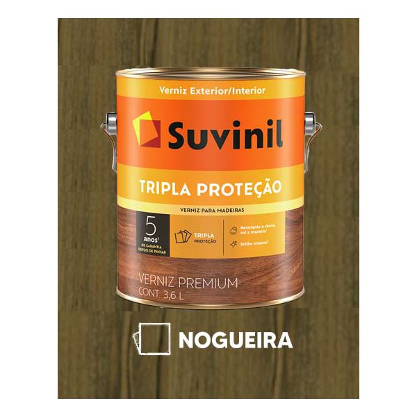 Verniz Tripla Proteção Brilhante Suvinil - Nogueira