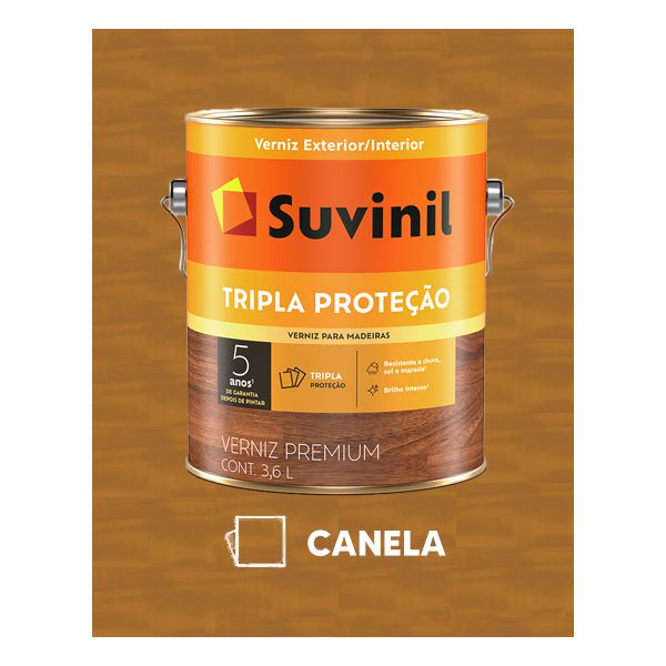 Verniz Tripla Proteção Brilhante Suvinil - Canela