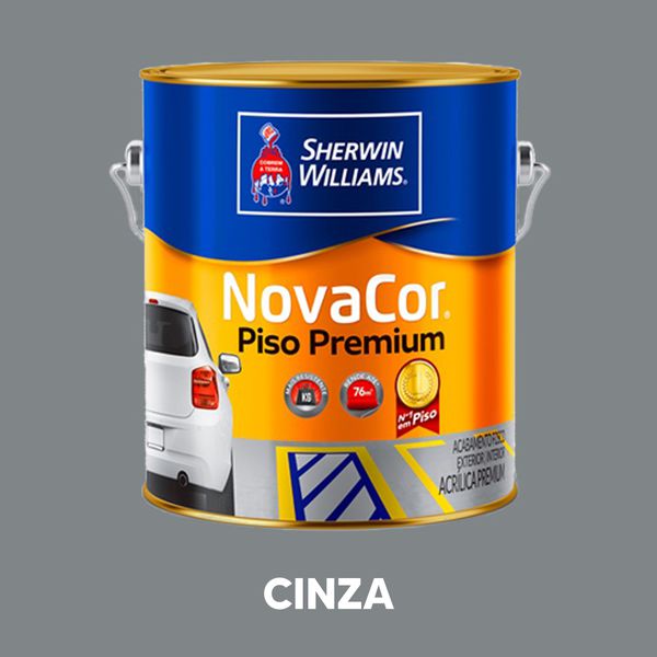 Tinta Piso Novacor - Cinza