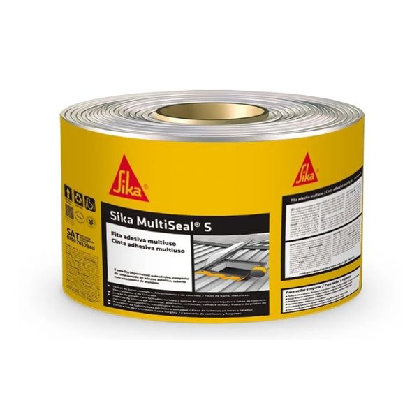 Fita Multiuso 0,10 X 10m Alumínio MultiSeal-S - Sika