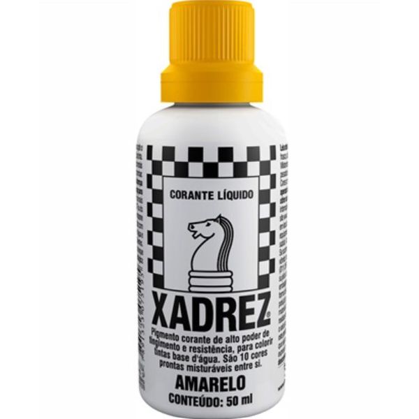 CORANTE AMARELO 50 ML XADREZ