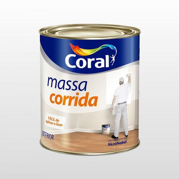 MASSA CORRIDA 0,9L - CORAL