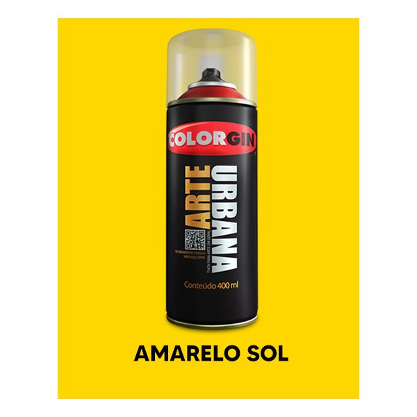 Spray Arte Urbana 400ml - Amarelo Sol