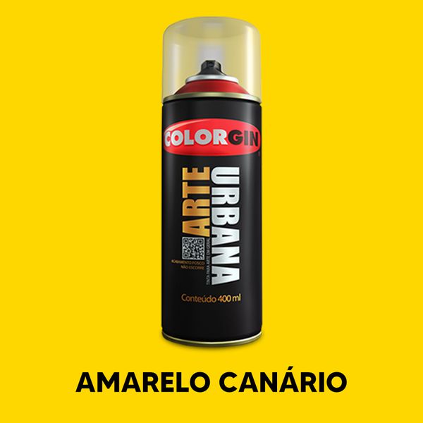 Spray Arte Urbana 400ml - Amarelo Canário