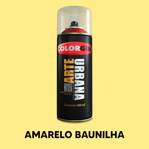 Spray Arte Urbana 400ml - Amarelo Baunilha 