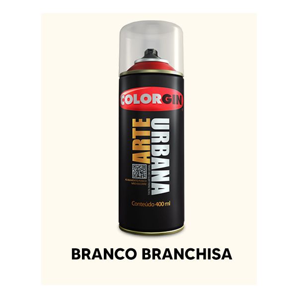 Spray Arte Urbana 400ml - Branco Branchisa
