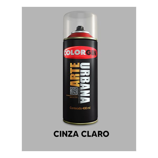 Spray Arte Urbana 400ml - Cinza Claro